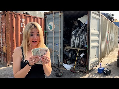 Видео: Купила ПОЛНЫЙ контейнер РАЗОБРАННЫХ МАШИН в ОАЭ а там ?!