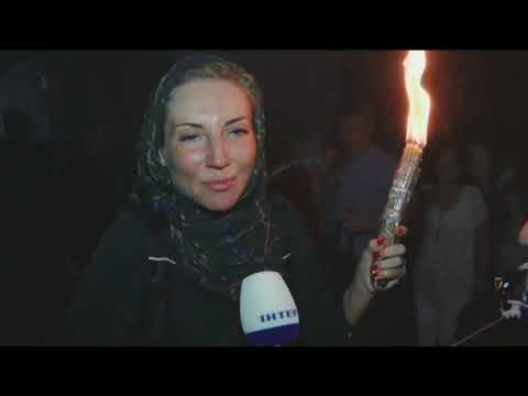 Видео: Пасхальное богослужение в Свято-Успенской Киево-Печерской лавре