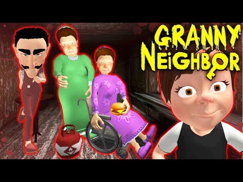 Видео: СЕМЕЙКА СТРАШНЫЕ СОСЕДИ ГРЕННИ - Neighbor's Family Secret Granny Escape