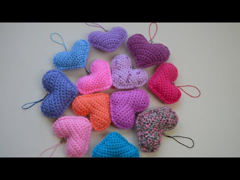 Видео: Валентинка крючком за 20 минут