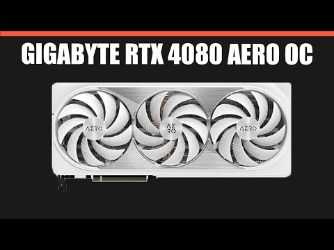 Видео: Видеокарта GIGABYTE RTX 4080 AERO OC