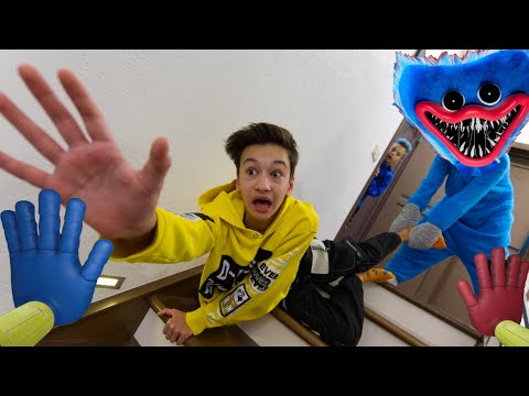 Видео: POPPY Playtime и Хагги Вагги в Реальной Жизни. Поппи in Real Life.