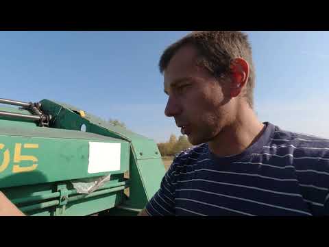 Видео: МТЗ 82.1. Прессование ячменной соломы