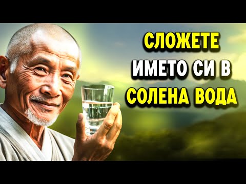 Видео: Поставете ИМЕТО СИ в СОЛЕНА ВОДА и се пригответе да имате всичко, което искате