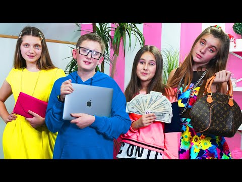 Видео: Ева и друзья быстро разбогатели! Зачем девочки пришли на каблуках в школу?