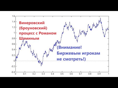 Видео: Винеровский броуновский процесс с Романом Шаминым (Внимание! Биржевым игрокам не смотреть!)