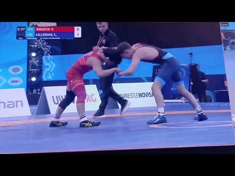 Видео: Финал 57 кг. Юта Кикучи (Япония) - Люк Лилледаль (США)