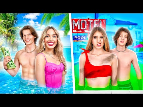Видео: Гига Богатый VS Бедный Семейный Отдых! | Развлечения за 100$ vs 1 000 000$