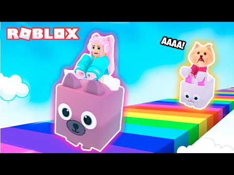 Видео: КЛИКЕР В РОБЛОКС , НО ТЫ КАТАЕШЬСЯ НА ПИТОМЦАХ ! КОТИКИ ПРОТИВ СОБАК В ROBLOX | Pet Race
