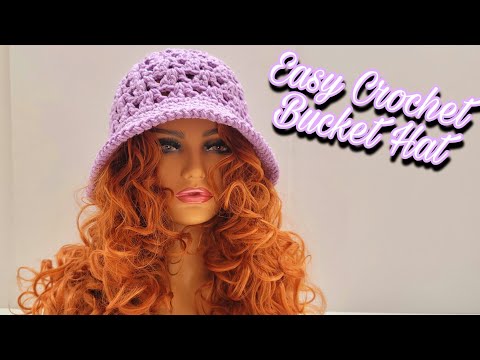 Видео: Быстрый и простой урок по вязанию крючком панамки