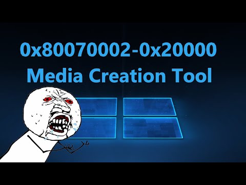 Видео: Как исправить 0x80070002-0x20000 Media Creation Tool Windows 11/10