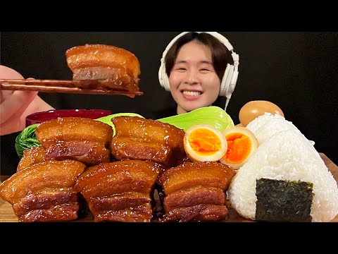 Видео: ASMR Донгпо с мясными и рисовыми шариками‼️【субтитры/Мукбанг/Звуки еды】