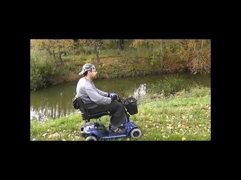 Видео: Возможности не дорогого скутерёнка. Скутеры для инвалидов. Mobility scooter.