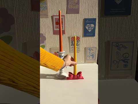 Видео: Осенние столовые свечи🧡💛#гипс #изделияизгипса #свечи