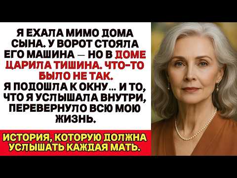Видео: Я проезжала мимо дома сына и увидела его машину но то, что я услышала у окна, разбило меня на части.