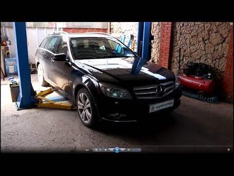 Видео: Замена сайлентблока переднего рычага на Mercedes Benz C универсал W204 2,2 Мерседес Бенц 2009