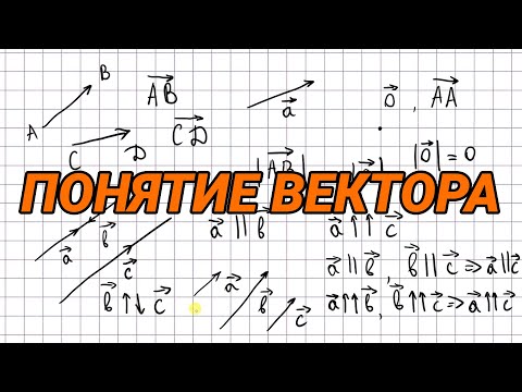 Видео: Понятие вектора - геометрия 9 класс