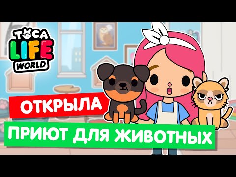 Видео: ОТКРЫЛА ПРИЮТ ДЛЯ ЖИВОТНЫХ в Тока Бока 🐈 Toca Life world