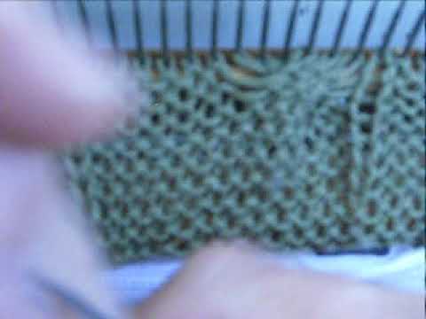 Видео: вязание колосков. Knitting of the spikelets.