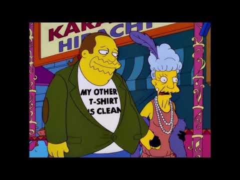 Видео: Птицу ЕМъ - старая подруга - Simpsons clip