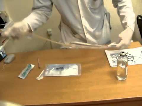 Видео: Установка мочевого катетера