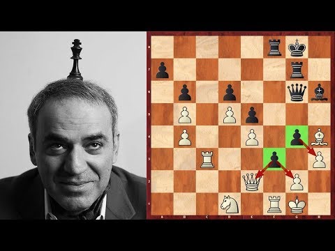 Видео: Шахматы. Гарри Каспаров. ГОЛОВОЛОМНАЯ СХВАТКА в староиндийской защите!
