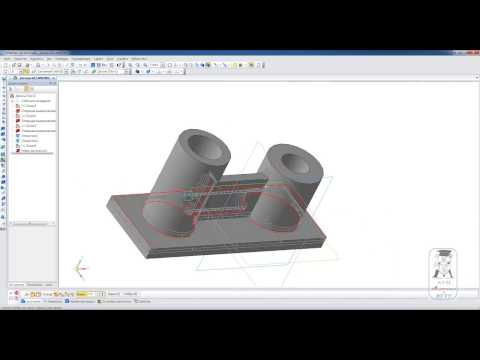 Видео: Построение детали Стойка в Компас-3D