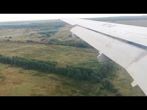 Видео: 27.08.2025 SU6190 Москва (VKO)-Санкт Петербург (LED) Moscow-SaintPetersburg ssj100 посадка / landing