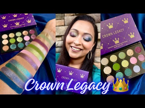 Видео: Палетка теней для век CROWN LEGACY от GLAMINATRIX COSMETICS X MONOLITH | SMITHY SONY