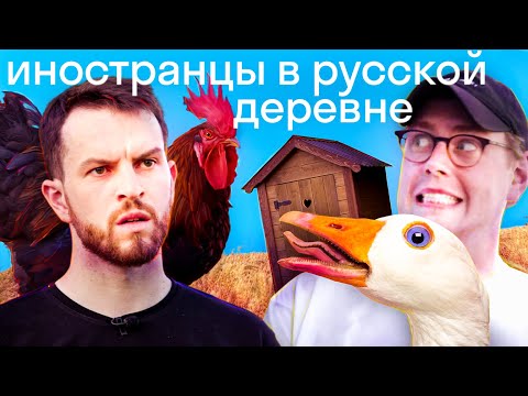 Видео: Реакция иностранцев на русскую деревню: шок или любовь? Что удивило американца и британца |ИНТУРИСТЫ