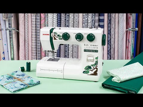 Видео: Janome 25 Midori - Обзор швейной машины