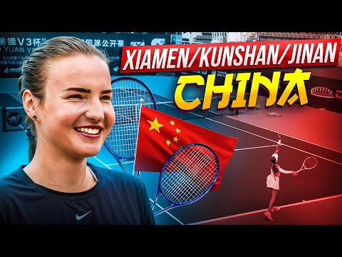 Видео: НЕРЕАЛЬНАЯ ВЛАЖНОСТЬ на турнирах в КИТАЕ 🇨🇳 W15 Xiamen W35 Kunshan W 50Jinan | Polina Bakhmutkina