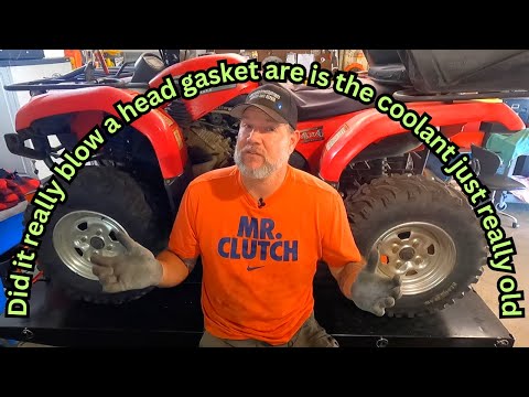 Видео: Yamaha Grizzly 660. Неужели прогорела прокладка головки блока цилиндров?