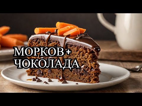Видео: ПОСЕН КОЛАЧ СО МОРКОВИ СО ЧОКОЛАДЕН ПРЕЛИВ