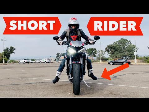 Видео: Мотоциклы и невысокие водители — советы и рекомендации для невысоких людей!