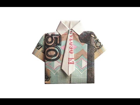Видео: Рубашка с галстуком из денег. juravliki.ru