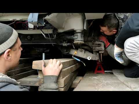 Видео: Установка задней балки bmw x5 e53