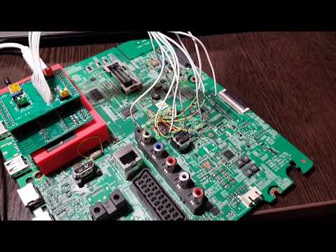 Видео: Программирование EMMC точки ISP, ENTT, плата BN41-02156A