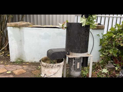 Видео: Улучшил самодельный измельчитель ботвы и веток на даче. Показываю, как работает. DIY