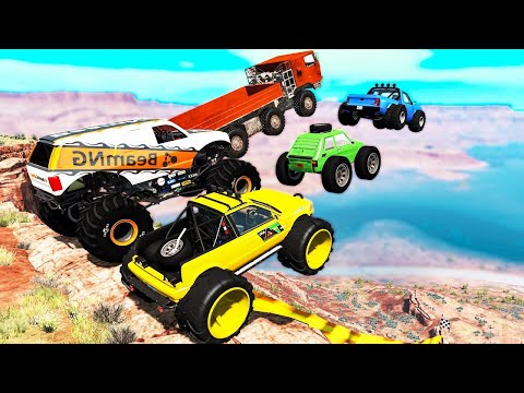 Видео: Эпичная Битва МОНСТР МАШИН BeamNG Drive Челлендж!