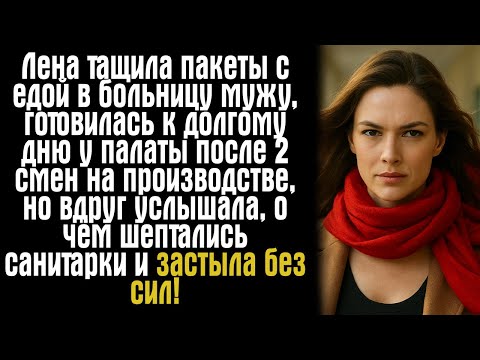 Видео: Лена тащила пакеты с едой в больницу мужу, готовилась к долгому дню у палаты после 2 смен на...