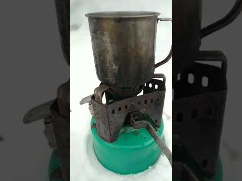 Видео: Тестируем Примус Шмель-2. Запуск и работа в зимних условиях