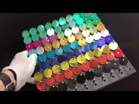 Видео: Обзор китайских панелей с пайетками/ пайетки для рекламы Китай