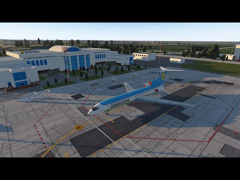 Видео: Полет по VOR на Ту-154Б2 | Бухара - Алматы | Uzbekistan airways | UTSB - UAAA | X-Plane 11