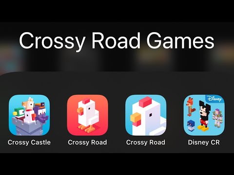 Видео: Disney Crossy Road, Crossy Road (классика), Crossy Road+, Crossy Road Castle