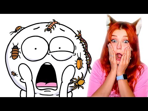 Видео: НАПАДЕНИЯ НАСЕКОМЫХ !!! (Анимация) Dobryak (Добряк) Реакция