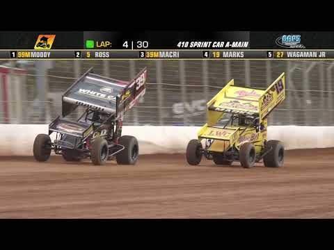 Видео: Самые яркие моменты главного события гонки 410 Sprint Car на автодроме BAPS Motor Speedway в субб...