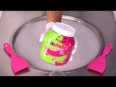 Видео: Как приготовить роллы с мороженым НУТЕЛЛА | АСМР (без разговоров)