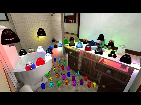 Видео: Злая семейка МАНЦИ! ВСЕ Злые МАНЦИ в ВАННОЙ! Некстботы Нико (Garry's Mod)