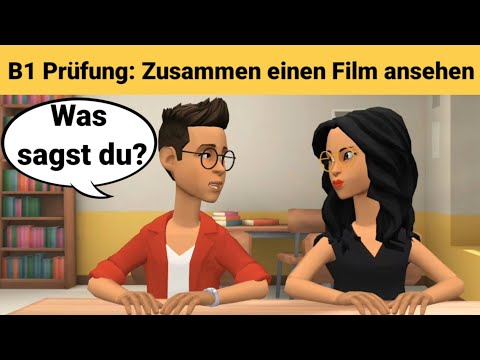 Видео: Устный экзамен по немецкому языку B1 | Планируем что-то вместе/диалог | Разговор Часть 3: Фильм